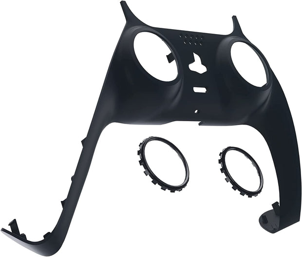 Accessories, Faceplates, PlayStation 5, Protectors & Skins, Video GamesSolid Black Decorative Trim Shell Compatible with Ps5 Controller, DIY Replacement Clip Shell, Custom Plates Cover Compatible with Ps5 Controller with Accent Rings - Premium  from Nobles Store - Just $26.98! Shop now at Nobles Store