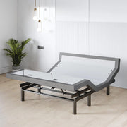 Harmony Adjustable Bed Base, Head and Foot Lift, Massage, Under-Bed Lights, USB, Gel Memory, Zero Gravity Smart Frame - Queen