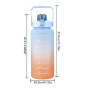 All Water Jugs, Home Improvement, Water Jugs, Water PurificationBUBABOX Motivational Water Bottle 64Oz, Half Gallon Water Bottle with Time Marker and Straw, Leak Proof Large Cooling Towel BPA Free(Purple) - Premium  from Nobles Store - Just $20.05! Shop now at Nobles Store