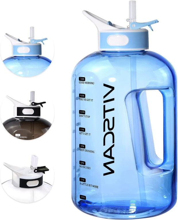 Sports & Outdoor Recreation Accessories, Sports & Outdoors, Sports Water Bottles128OZ/1 Gallon Water Bottle with Straw - Premium  from Nobles Store - Just $36.32! Shop now at Nobles Store