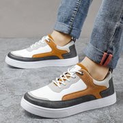 Men's Stylish And Lightweight Leather Surface Color Matching Casual Shoes - Premium 0 from Nobles Store - Just $43.60! Shop now at Nobles Store
