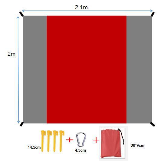 nullBeach Mat Folding Waterproof Picnic Mat - Premium 0 from null - Just $34.89! Shop now at Nobles Store