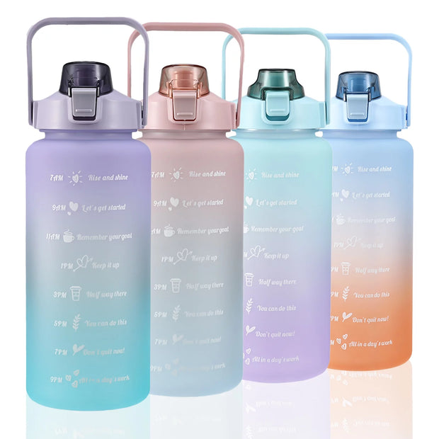 All Water Jugs, Home Improvement, Water Jugs, Water PurificationBUBABOX Motivational Water Bottle 64Oz, Half Gallon Water Bottle with Time Marker and Straw, Leak Proof Large Cooling Towel BPA Free(Purple) - Premium  from Nobles Store - Just $20.05! Shop now at Nobles Store
