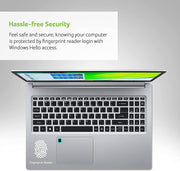 Newest Aspire 5 Premium Laptop: 15.6" FHD Comfyview IPS Display, 4-Core AMD Ryzen 3 3350U Processor(Upto 3.5Ghz), 8GB RAM, 256GB SSD, AMD Radeon, HDMI, Backlit-Kyb, Fp-Reader, Wifi-6, Win10/11S