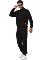 Clothing, Mens Clothing, Mens Workout ClothingMen'S Tracksuits Sweatsuits for Men Set Track Suits 2 Piece Casual Athletic Jogging Warm up Full Zip Sweat Suits Black XL - Premium  from Nobles Store - Just $63.78! Shop now at Nobles Store