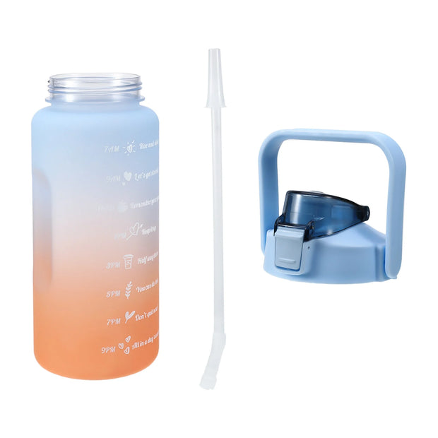 All Water Jugs, Home Improvement, Water Jugs, Water PurificationBUBABOX Motivational Water Bottle 64Oz, Half Gallon Water Bottle with Time Marker and Straw, Leak Proof Large Cooling Towel BPA Free(Purple) - Premium  from Nobles Store - Just $20.05! Shop now at Nobles Store