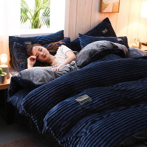 Bedding Set, Duvet CoverCorduroy Velvet Bedding Set - Premium  from Nobles Store - Just $108.27! Shop now at Nobles Store