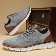 nullBritish Brogue Casual Men's Shoes Fashionable Flying Woven Surface Breathable Lightweight Sneaker - Premium 0 from null - Just $87.58! Shop now at Nobles Store