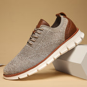 nullBritish Brogue Casual Men's Shoes Fashionable Flying Woven Surface Breathable Lightweight Sneaker - Premium 0 from null - Just $87.58! Shop now at Nobles Store