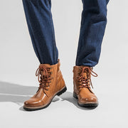 Men, Men Apparel, Men ClothingMen's Double Zipper Heavy Machine Leather Boots - Premium 0 from Nobles Store - Just $68.58! Shop now at Nobles Store
