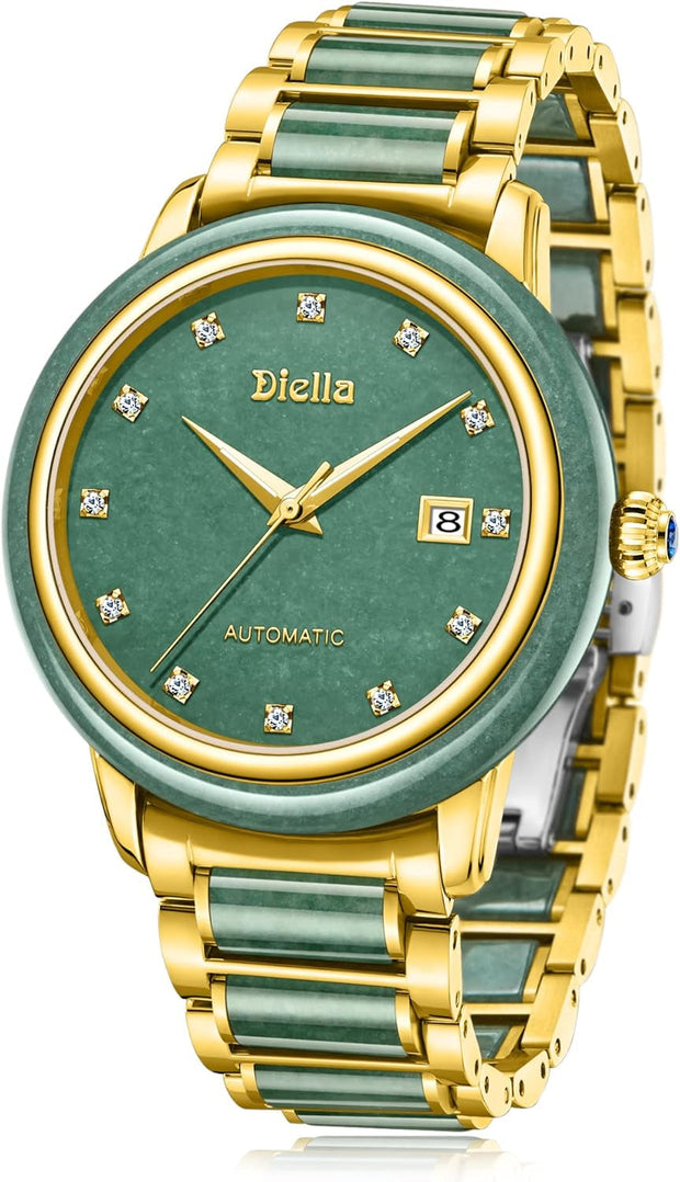 Clothing, Men, Shoes & Jewelry, Watches, Wrist WatchesAutomatic Mechanical Watches for Men Luxury Dress Watch Waterproof with Sapphire Glass Mirror (Model: AD6001G) - Premium  from Nobles Store - Just $800.94! Shop now at Nobles Store