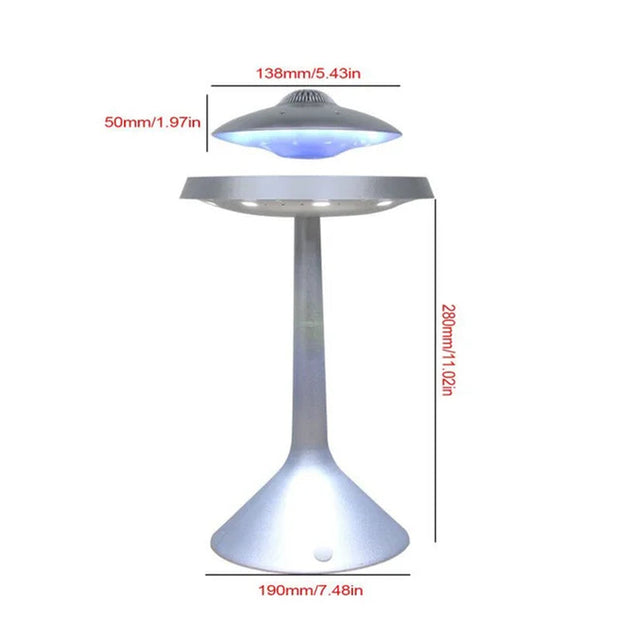 HomeUFO Magnetic Levitation Floating Light LED Table Lamp Wired Bluetooth Speaker - Premium  from Nobles Store - Just $103.20! Shop now at Nobles Store