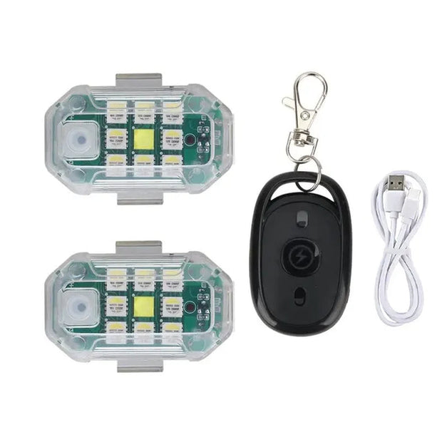HomeHighlight Wireless Remote Control LED Strobe Light Drone Strobe Light Aircraft Strobe Lights Flash Position Wireless Light - Premium  from Nobles Store - Just $21.29! Shop now at Nobles Store