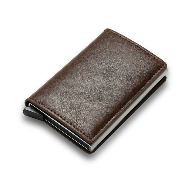HomeCarbon Fiber Card Holder Wallets Men RFID Black Magic Trifold Leather Slim Mini Wallet Small Money Bag Male Purses Wallet Women - Premium  from Nobles Store - Just $27.09! Shop now at Nobles Store