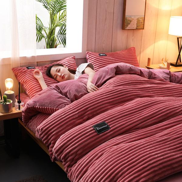 Bedding Set, Duvet CoverCorduroy Velvet Bedding Set - Premium  from Nobles Store - Just $75.35! Shop now at Nobles Store
