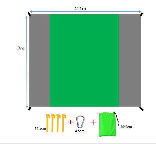nullBeach Mat Folding Waterproof Picnic Mat - Premium 0 from null - Just $34.89! Shop now at Nobles Store