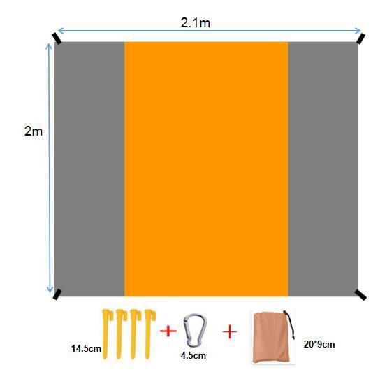 nullBeach Mat Folding Waterproof Picnic Mat - Premium 0 from null - Just $34.89! Shop now at Nobles Store
