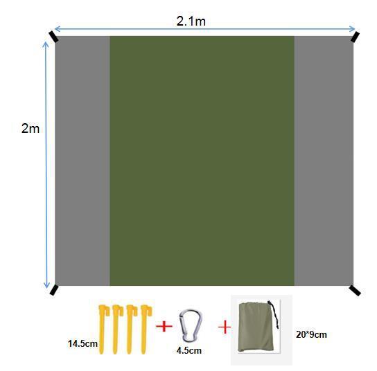 nullBeach Mat Folding Waterproof Picnic Mat - Premium 0 from null - Just $34.89! Shop now at Nobles Store