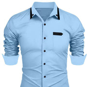 Men's Casual Fashion Business Trends Long-sleeved Shirt - Premium  from Nobles Store - Just $40.52! Shop now at Nobles Store