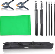 Backgrounds, Camera & Photo, Electronics, Lighting & Studio, Photo StudioPhoto Video Studio 8.5 X 10Ft Green Screen Backdrop Stand Kit, Photography Background Support System with 10 X12Ft 100% Cotton Muslin Chromakey Backdrop - Premium  from Nobles Store - Just $120.32! Shop now at Nobles Store