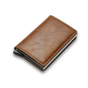 HomeCarbon Fiber Card Holder Wallets Men RFID Black Magic Trifold Leather Slim Mini Wallet Small Money Bag Male Purses Wallet Women - Premium  from Nobles Store - Just $27.09! Shop now at Nobles Store