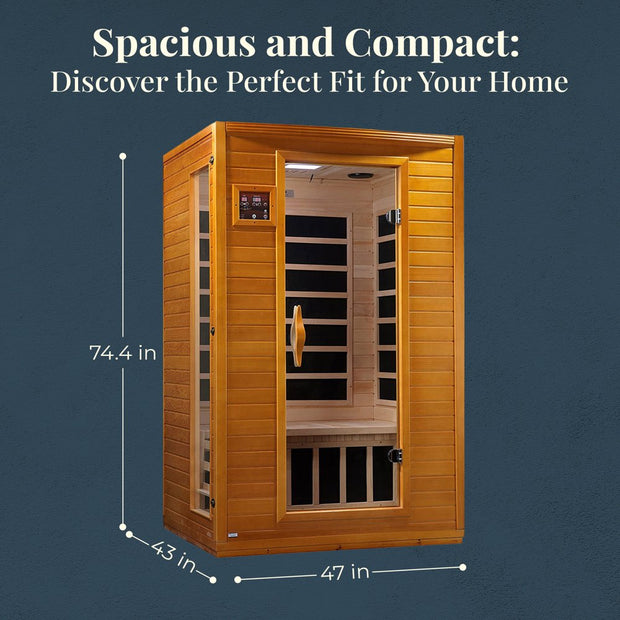 Infrared Saunas, Patio & Garden, SaunasAndora 2 Person 6 Heating Panel Infrared Indoor Wood Dry Sauna - Premium  from Nobles Store - Just $2840.03! Shop now at Nobles Store