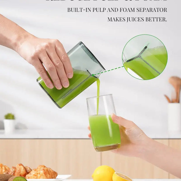 Household Appliances[Best Seller] Juicer with Titanium Enhanced Cut Disc, Dual Speeds Centrifugal Extractor Machines with Optional 2.5"/3” Feed Chute, for Fruits and Veggies, Anti-Drip, Includes Cleaning Brush, Bpa-Free - Premium  from Nobles Store - Just $101.77! Shop now at Nobles Store