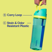 Sports & Outdoor Recreation Accessories, Sports & Outdoors, Sports Water BottlesFreesip Clear Tritan Plastic Water Bottle with Straw, Bpa-Free Sports Water Bottle, Great for Travel, 25 Oz, Very, Very Dark - Premium  from Nobles Store - Just $42.38! Shop now at Nobles Store