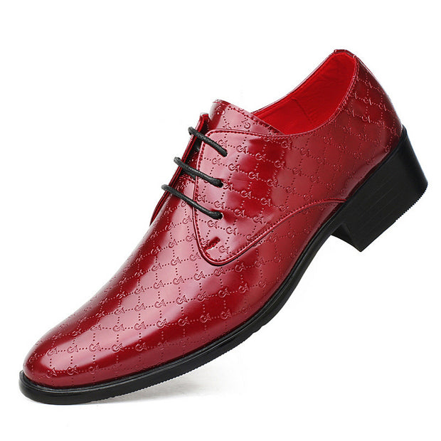 nullMen's PU Leather Pointed Formal High Heels - Premium 0 from null - Just $54.21! Shop now at Nobles Store