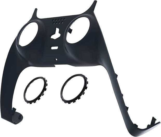 Accessories, Faceplates, PlayStation 5, Protectors & Skins, Video GamesSolid Black Decorative Trim Shell Compatible with Ps5 Controller, DIY Replacement Clip Shell, Custom Plates Cover Compatible with Ps5 Controller with Accent Rings - Premium  from Nobles Store - Just $26.98! Shop now at Nobles Store