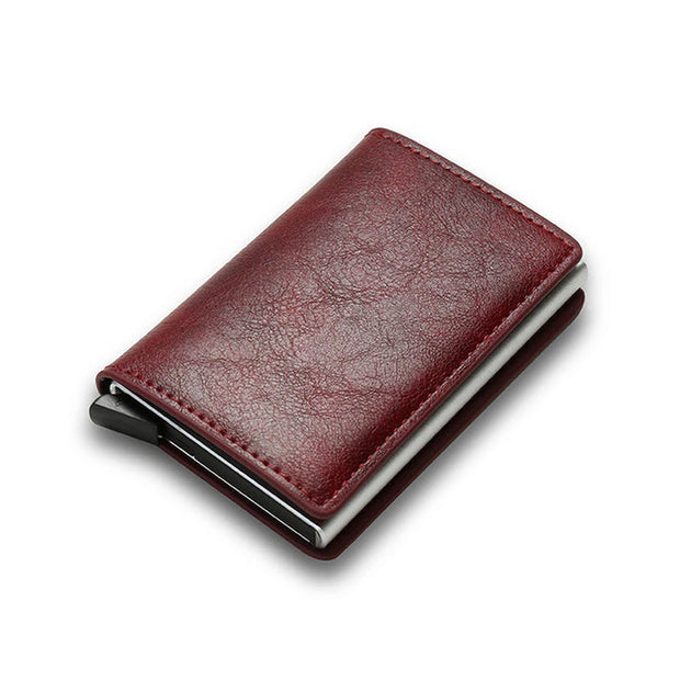 HomeCarbon Fiber Card Holder Wallets Men RFID Black Magic Trifold Leather Slim Mini Wallet Small Money Bag Male Purses Wallet Women - Premium  from Nobles Store - Just $27.09! Shop now at Nobles Store