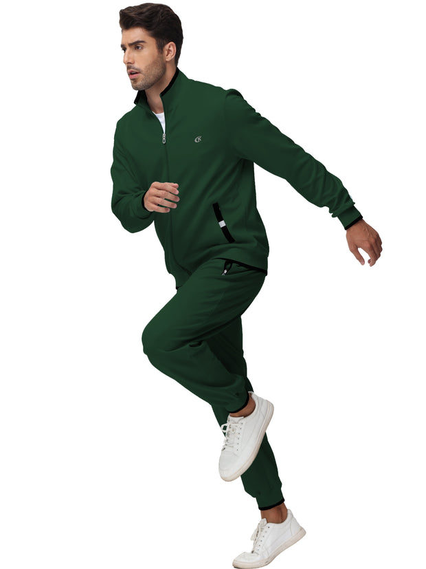 Clothing, Mens Clothing, Mens Workout ClothingMen'S Tracksuits Sweatsuits for Men Set Track Suits 2 Piece Casual Athletic Jogging Warm up Full Zip Sweat Suits Armygreen L - Premium  from Nobles Store - Just $63.78! Shop now at Nobles Store