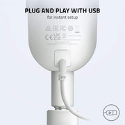 Condenser Microphones, Microphones, Microphones & Accessories, Multipurpose, Musical InstrumentsSeiren Mini USB Condenser Microphone: for Streaming and Gaming on PC - Professional Recording Quality - Precise Supercardioid Pickup Pattern - Tilting Stand - Shock Resistant - Mercury White - Premium  from Nobles Store - Just $95.86! Shop now at Nobles Store