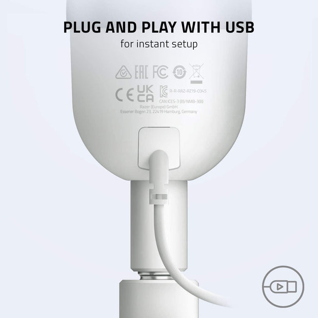 Condenser Microphones, Microphones, Microphones & Accessories, Multipurpose, Musical InstrumentsSeiren Mini USB Condenser Microphone: for Streaming and Gaming on PC - Professional Recording Quality - Precise Supercardioid Pickup Pattern - Tilting Stand - Shock Resistant - Mercury White - Premium  from Nobles Store - Just $95.86! Shop now at Nobles Store