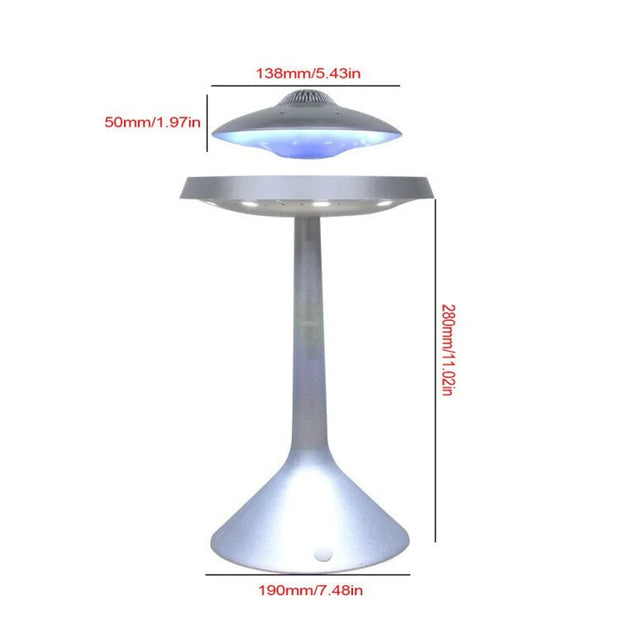 HomeUFO Magnetic Levitation Floating Light LED Table Lamp Wired Bluetooth Speaker - Premium  from Nobles Store - Just $103.20! Shop now at Nobles Store
