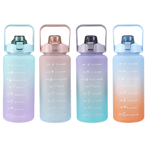 All Water Jugs, Home Improvement, Water Jugs, Water PurificationBUBABOX Motivational Water Bottle 64Oz, Half Gallon Water Bottle with Time Marker and Straw, Leak Proof Large Cooling Towel BPA Free(Purple) - Premium  from Nobles Store - Just $20.05! Shop now at Nobles Store