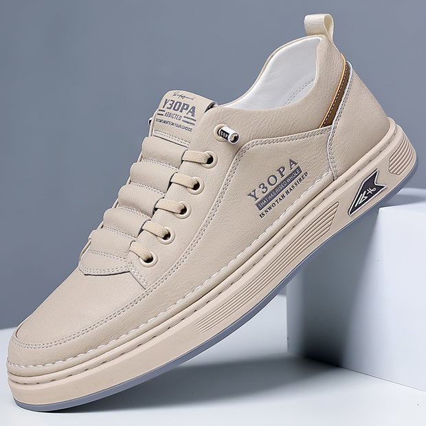 Retro Soft Breathable Leather Men's Casual Shoes Driving Flat Shoes - Premium 0 from Nobles Store - Just $60.62! Shop now at Nobles Store