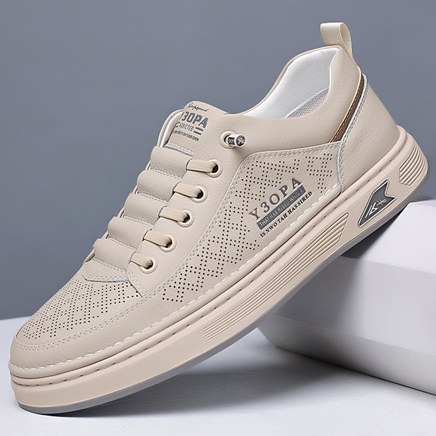 Retro Soft Breathable Leather Men's Casual Shoes Driving Flat Shoes - Premium 0 from Nobles Store - Just $60.62! Shop now at Nobles Store