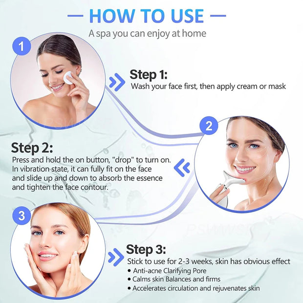 Beauty & Health, Home Use Beauty Devices, Skin Care ToolDropshipping Facial Massager Neck Facial Beauty Device Lifting Tighten Skin Care Tool - Premium  from Nobles Store - Just $78.27! Shop now at Nobles Store