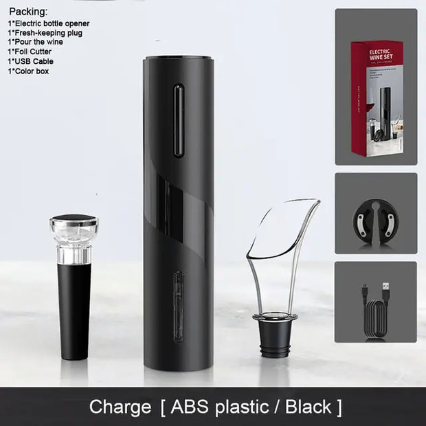 bottle opener, electric bottle opener, wine bottle openerOne-click Electric Wine Bottle Opener - Premium  from Nobles Store - Just $38.53! Shop now at Nobles Store