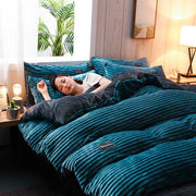Bedding Set, Duvet CoverCorduroy Velvet Bedding Set - Premium  from Nobles Store - Just $75.35! Shop now at Nobles Store