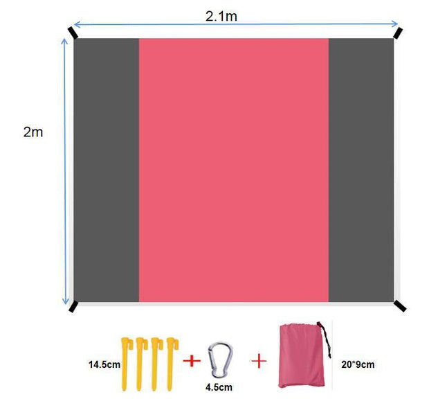 nullBeach Mat Folding Waterproof Picnic Mat - Premium 0 from null - Just $34.89! Shop now at Nobles Store