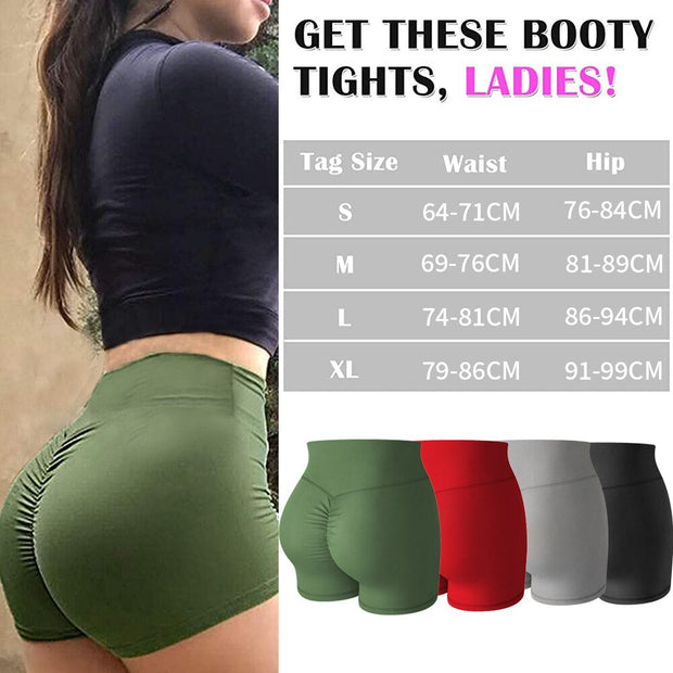 All Categories, Fitness & Body Building, Home, Sports & Entertainment, Yoga, Yoga ShortsWomen High Waist Push up Booty Shorts Workout Gym Shorts Scrunch Butt Cycling Sport Shorts Fitness Yoga Shorts Athletic - Premium  from Nobles Store - Just $20.98! Shop now at Nobles Store