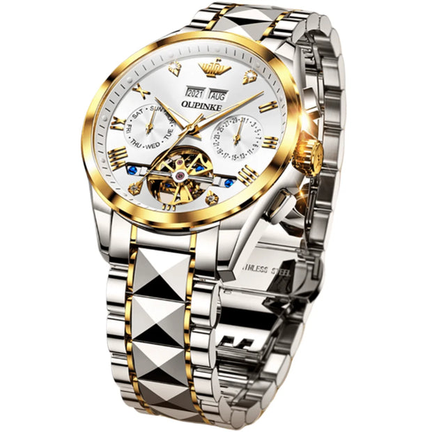 Jewelry, Mens Watches, WatchesAutomatic Watches for Men, Diamond Skeleton Self Winding - Premium  from Nobles Store - Just $455.57! Shop now at Nobles Store
