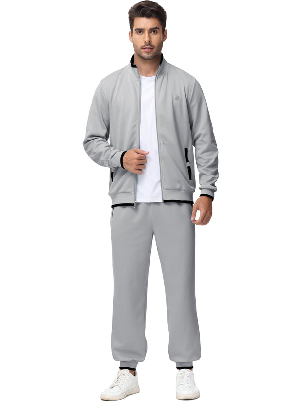 Clothing, Mens Clothing, Mens Workout ClothingMen'S Tracksuits Sweatsuits for Men Set Track Suits 2 Piece Casual Athletic Jogging Warm up Full Zip Sweat Suits Darkgrey M - Premium  from Nobles Store - Just $63.78! Shop now at Nobles Store