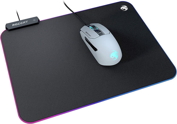 Desk Accessories & Workspace Organizers, Mouse Pads, Mouse Pads & Wrist Rests, Office & School Supplies, Office ProductsSense Aimo RGB Illumination Gaming PC Mousepad, Non Slip Back, Computer Mouse Pad, Soft PC Gaming Desktop Mat with Stitched Edges, Owl Eye Sensors, Black, Medium - Premium  from Nobles Store - Just $34.76! Shop now at Nobles Store