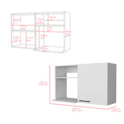 Bedroom Furniture, Furniture, Home & GardenKitchen Wall Cabinet Burwood, White Finish - Premium  from Nobles Store - Just $158.95! Shop now at Nobles Store