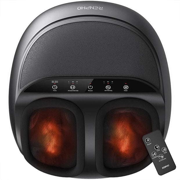 Health and Medicine, Massage, Shop all MassagersFoot Massager Machine with Heat, Shiatsu Deep Kneading, Fit’S Feet up to Men Size 12 Remote Control - Premium  from Nobles Store - Just $210.84! Shop now at Nobles Store