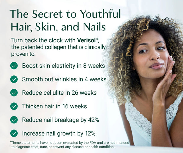 Beauty Supplements, Health and Medicine, Vitamins and SupplementsCollagen Complete - 4 Patented Collagens Supported by 25 Clinical Studies. Full Clinical Doses of VERISOL®, FORTIGEL®, UC-II®, & FORTIBONE®. for Hair, Skin, Nails, Joints, Bones. - Premium  from Nobles Store - Just $73.30! Shop now at Nobles Store