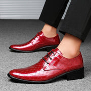 nullMen's PU Leather Pointed Formal High Heels - Premium 0 from null - Just $54.21! Shop now at Nobles Store